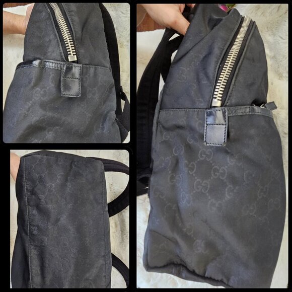 Gucci  Black Nylon backpack/rucksack - Picture 14 of 17